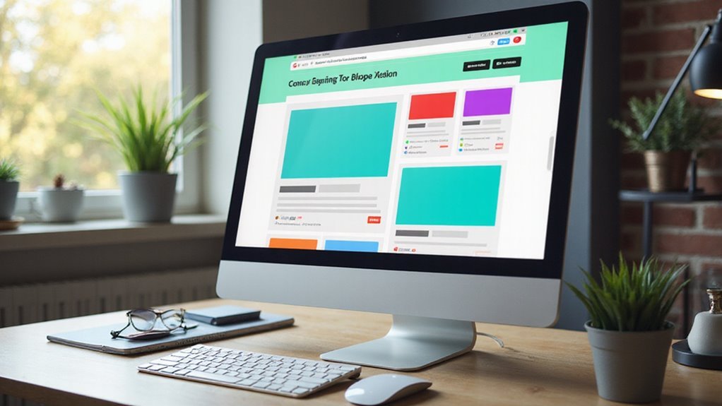 drag and drop website building