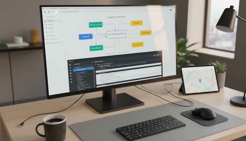 setup google cloud project api keys